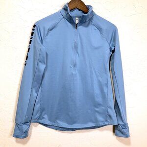 Under Armour ColdGear Blue Mock Neck 1/2 Zip Pullover – Women’s Small